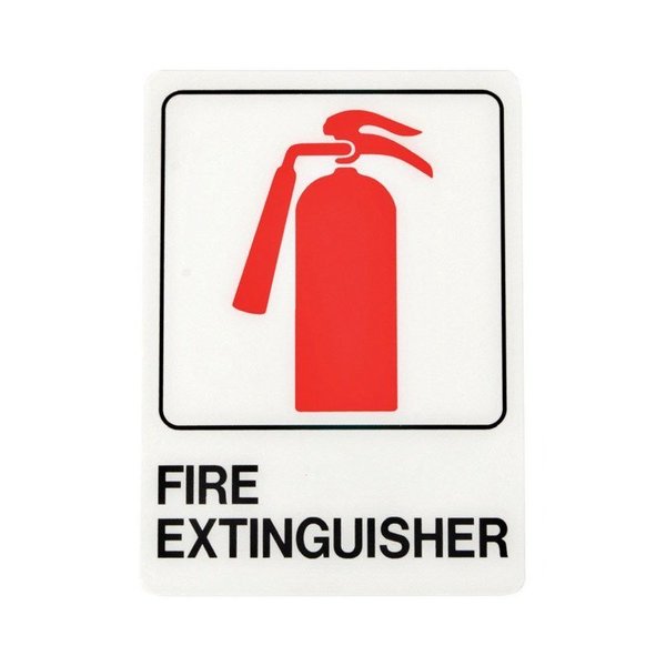 Hy-Ko Sign Fire Extngr 5X7In Plastic D-16